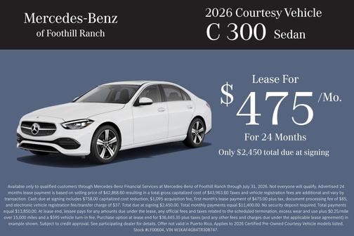 Twilight Blue Metallic 2026 Mercedes-Benz C-Class C 300