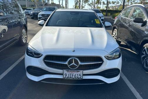 Polar White 2023 Mercedes-Benz C-Class Sedan