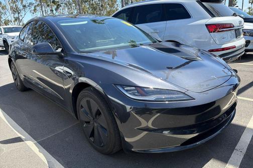 Stealth Gray 2025 Tesla Model 3 Long Range