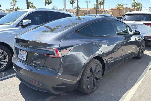 Stealth Gray 2025 Tesla Model 3 Long Range