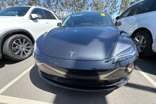Stealth Gray 2025 Tesla Model 3 Long Range