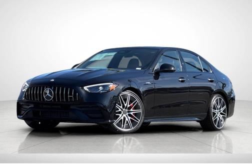 Obsidian Black Metallic 2026 Mercedes-Benz AMG C 43 4MATIC