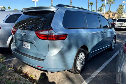 Sky Blue Pearl 2016 Toyota Sienna XLE Premium
