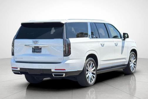 Crystal White Tricoat 2025 Cadillac Escalade ESV Premium Luxury Platinum