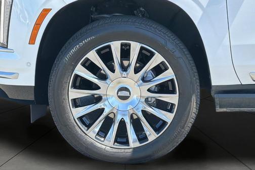 Crystal White Tricoat 2025 Cadillac Escalade ESV Premium Luxury Platinum