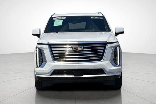 Crystal White Tricoat 2025 Cadillac Escalade ESV Premium Luxury Platinum
