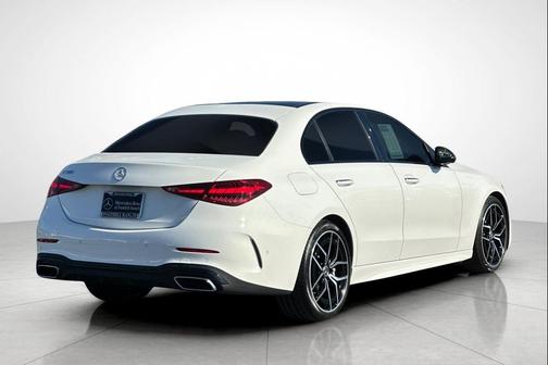 Polar White 2023 Mercedes-Benz C-Class Sedan