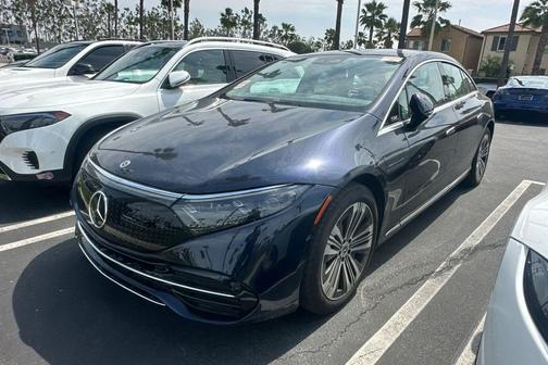 Nautical Blue Metallic 2022 Mercedes-Benz EQS 450+ 4MATIC
