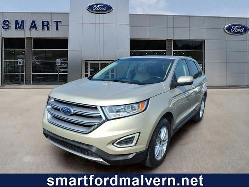 White Gold Metallic 2017 Ford Edge SEL