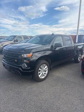 Black 2023 Chevrolet Silverado 1500 Custom