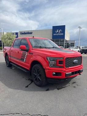 Red 2020 Ford F-150 Lariat