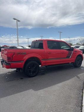 Red 2020 Ford F-150 Lariat
