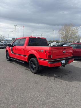 Red 2020 Ford F-150 Lariat