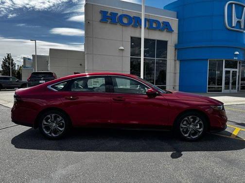 Radiant Red Metallic 2026 Honda Accord Hybrid EX-L