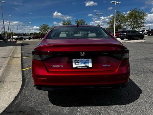 Radiant Red Metallic 2026 Honda Accord Hybrid EX-L