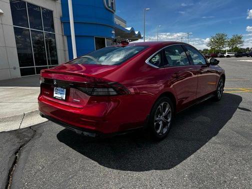 Radiant Red Metallic 2026 Honda Accord Hybrid EX-L