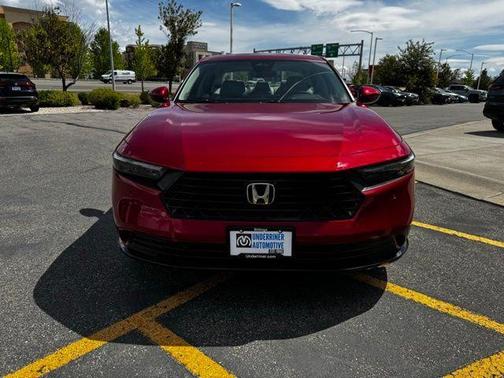 Radiant Red Metallic 2026 Honda Accord Hybrid EX-L