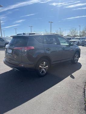 Blue 2017 Toyota RAV4 XLE