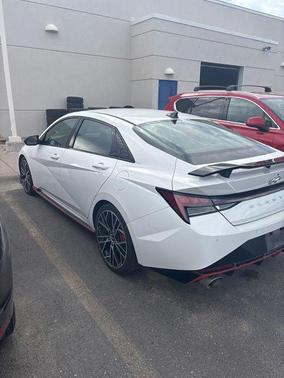 Lunar White 2023 Hyundai ELANTRA N Base