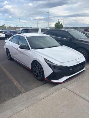 Lunar White 2023 Hyundai ELANTRA N Base
