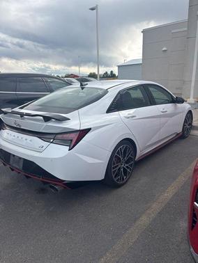 Lunar White 2023 Hyundai ELANTRA N Base