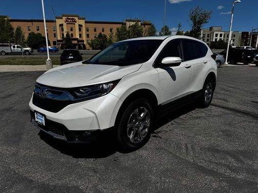 White Diamond Pearl 2018 Honda CR-V EX-L