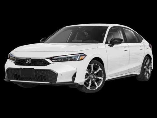 Platinum White Pearl 2026 Honda Civic Hybrid Sport Touring
