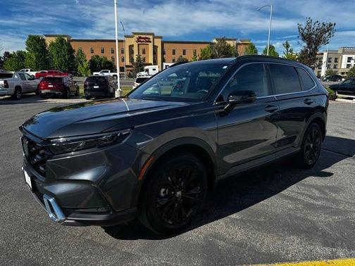 Gray 2025 Honda CR-V Hybrid Sport Touring AWD