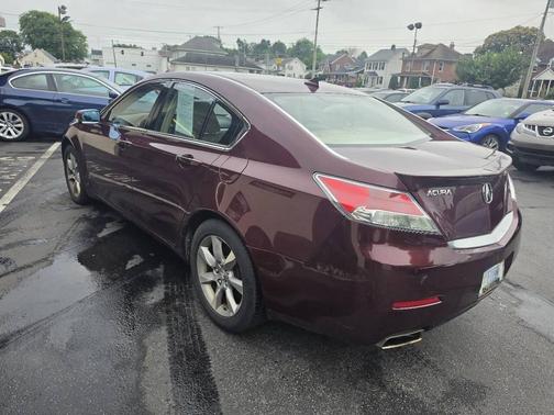 Maroon 2012 Acura TL Technology