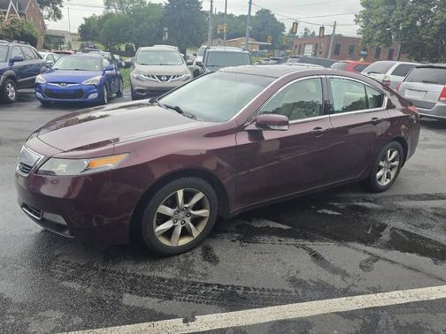 Maroon 2012 Acura TL Technology