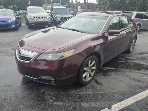 Maroon 2012 Acura TL Technology