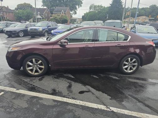 Maroon 2012 Acura TL Technology