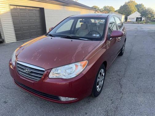 Burgundy 2009 Hyundai ELANTRA GLS