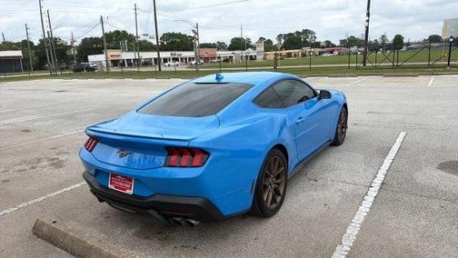 Blue 2025 Ford Mustang EcoBoost Premium
