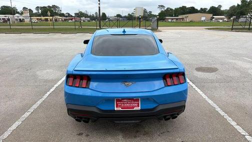 Blue 2025 Ford Mustang EcoBoost Premium