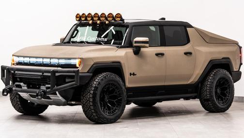 Tan 2025 GMC HUMMER EV Pickup 3X