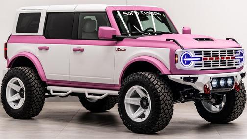 Pink 2025 Ford Bronco THE RETRO EDITION
