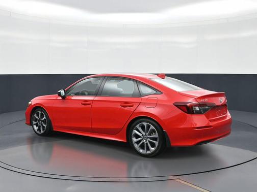 Rallye Red 2025 Honda Civic Hybrid Sport