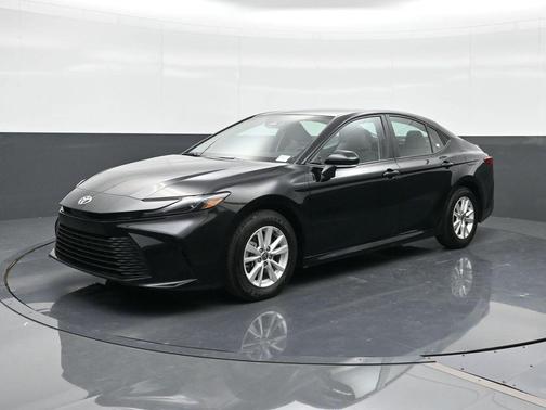 Midnight Black Metallic 2025 Toyota Camry LE