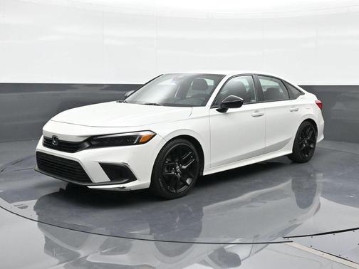 Platinum White Pearl 2023 Honda Civic Sport