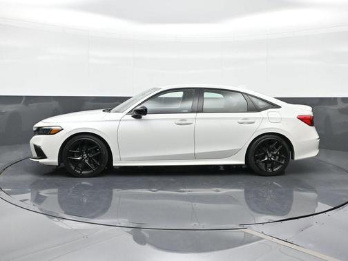 Platinum White Pearl 2023 Honda Civic Sport