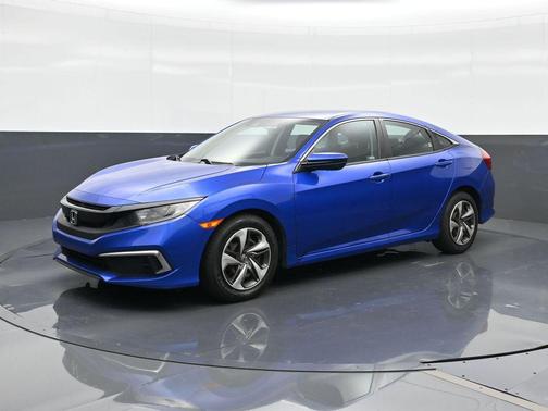 Aegean Blue Metallic 2019 Honda Civic LX