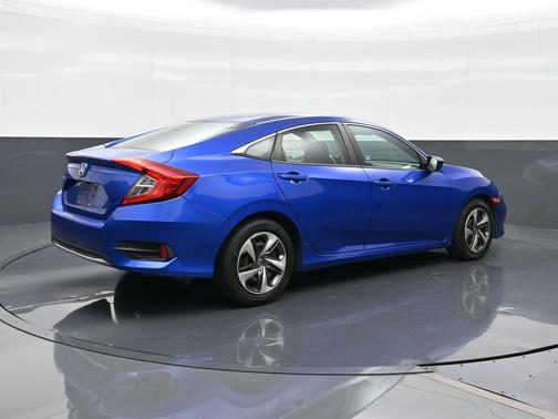 Aegean Blue Metallic 2019 Honda Civic LX