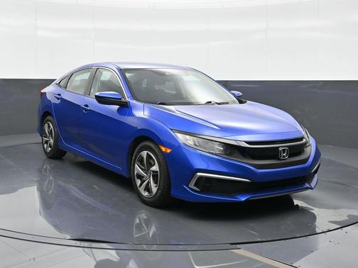 Aegean Blue Metallic 2019 Honda Civic LX