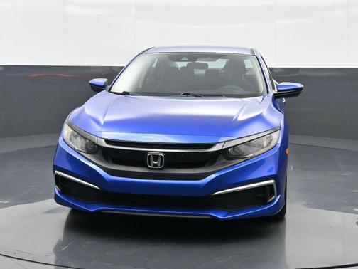 Aegean Blue Metallic 2019 Honda Civic LX