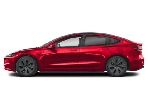 Ultra Red 2025 Tesla Model 3 Long Range