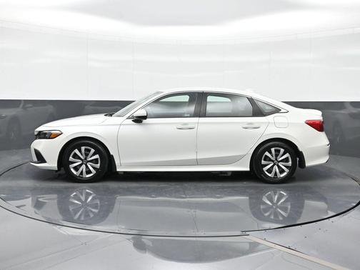 Platinum White Pearl 2023 Honda Civic LX