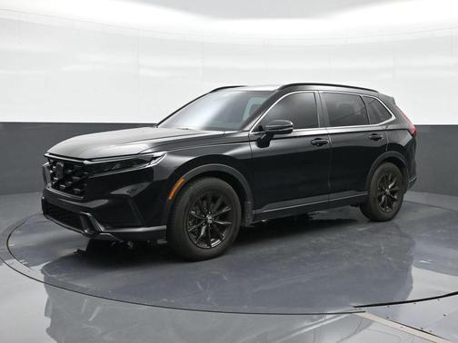 Crystal Black Pearl 2025 Honda CR-V Hybrid Sport FWD