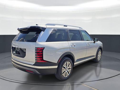 Typhoon Silver Metallic 2026 Hyundai Palisade Hybrid Blue SEL Premium 8P