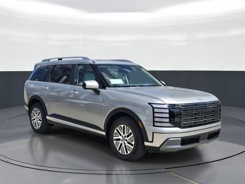 Typhoon Silver Metallic 2026 Hyundai Palisade Hybrid Blue SEL Premium 8P